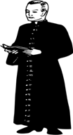 Priest silhouette