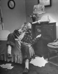 Doing homework 1944