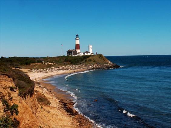 Montauk Lighthouse from the coast