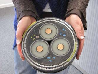 38. Cross Section of                                         Undersea Cable...