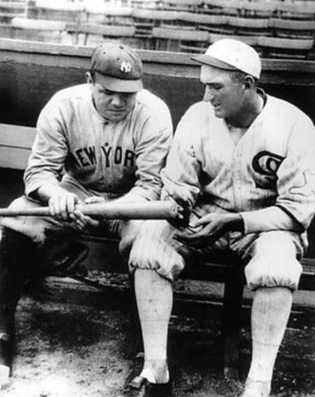Babe Ruth                                                          and Shoeless                                                          Joe