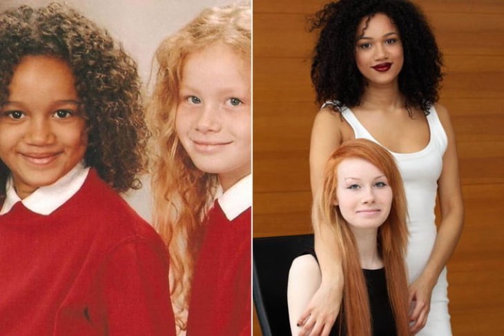 Poignant Photos These two women are biracial twin sisters. They were born to a white father and a half-Jamaican mother