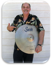 leon Mark with cymbal